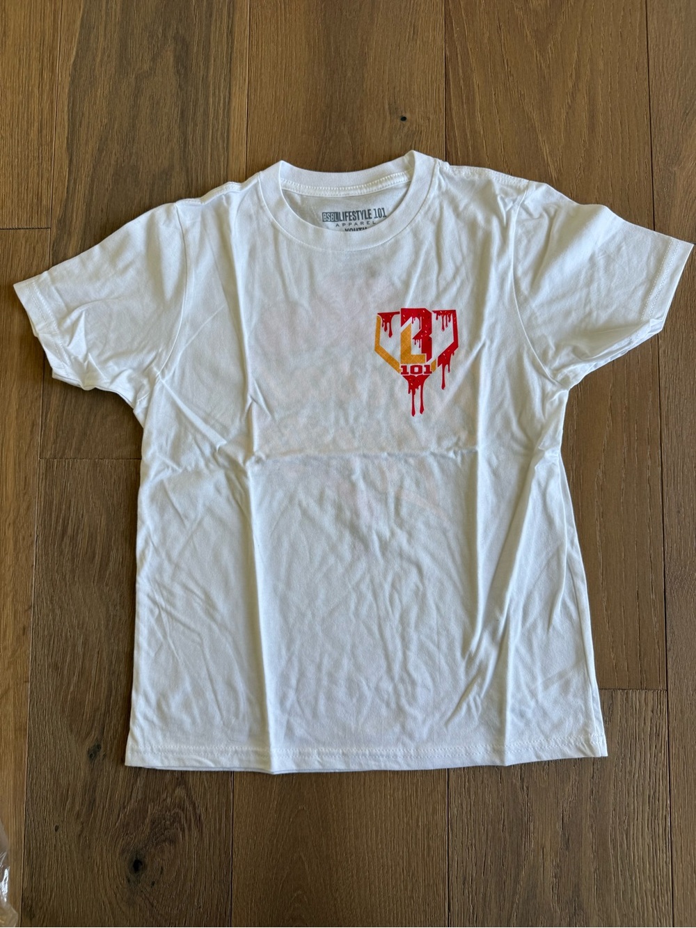 Baseball Lifestyle 101 -Ice Cream - Cherry - Youth - NEW WITH TAGS